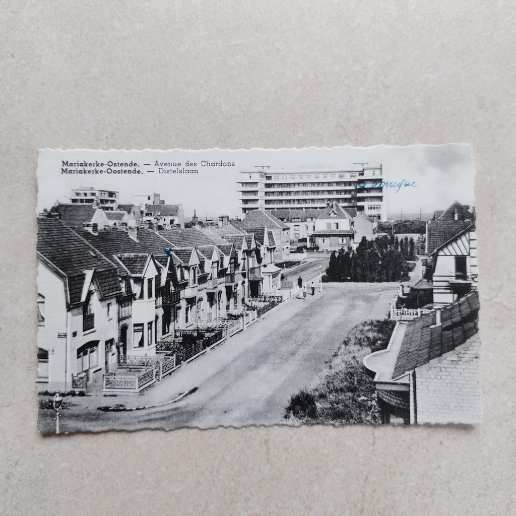 Oude postkaart  Mariakerke (Oostende), Enlèvement ou Envoi