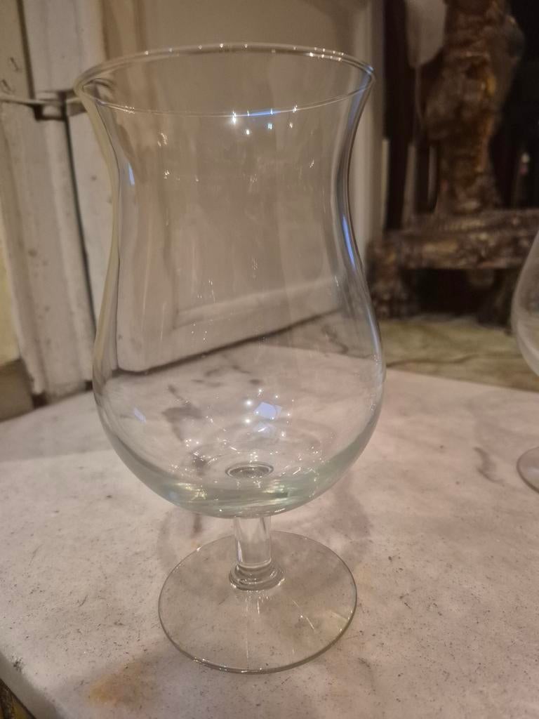 Lot de 12 verres tulipe en cristal en parfait état., Collections, Enlèvement, Comme neuf