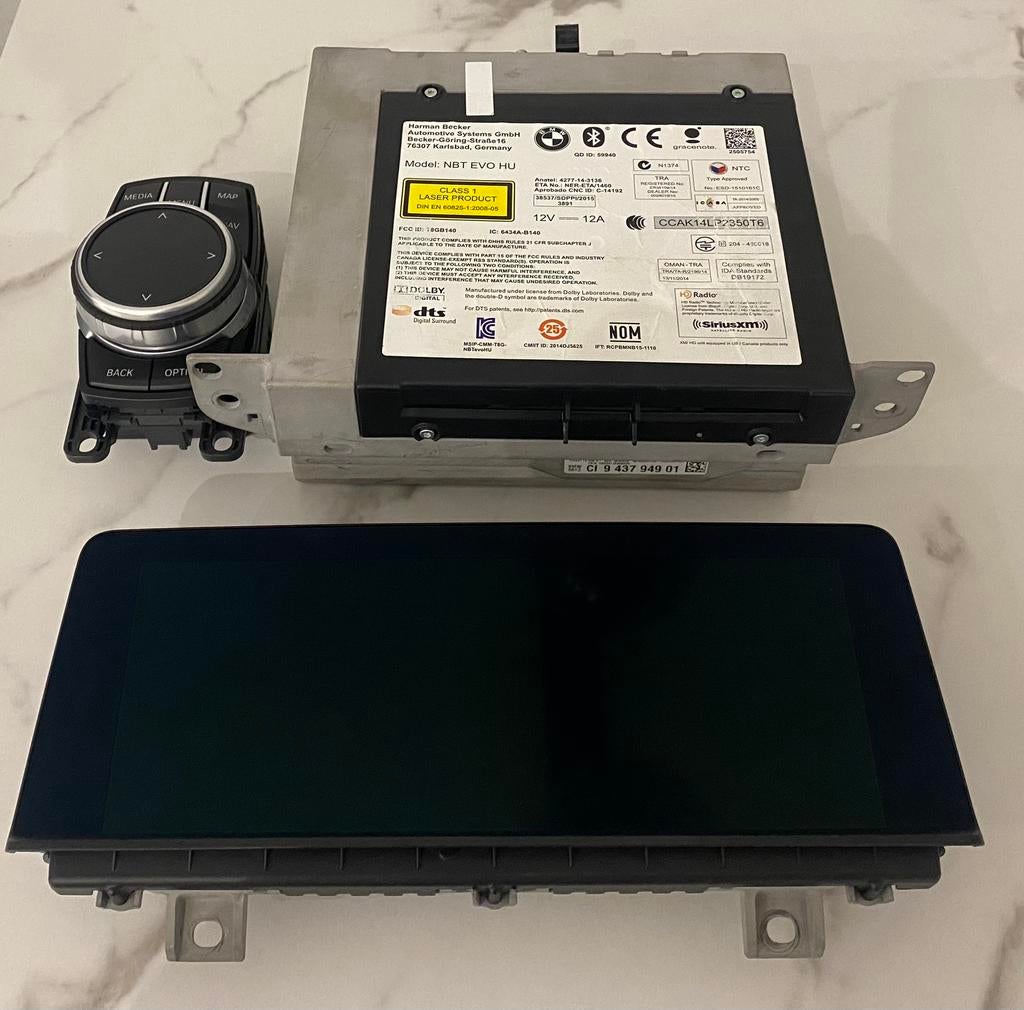 Autoradio BMW NBT EVO 6 + Ecran tactile + molette, Comme neuf