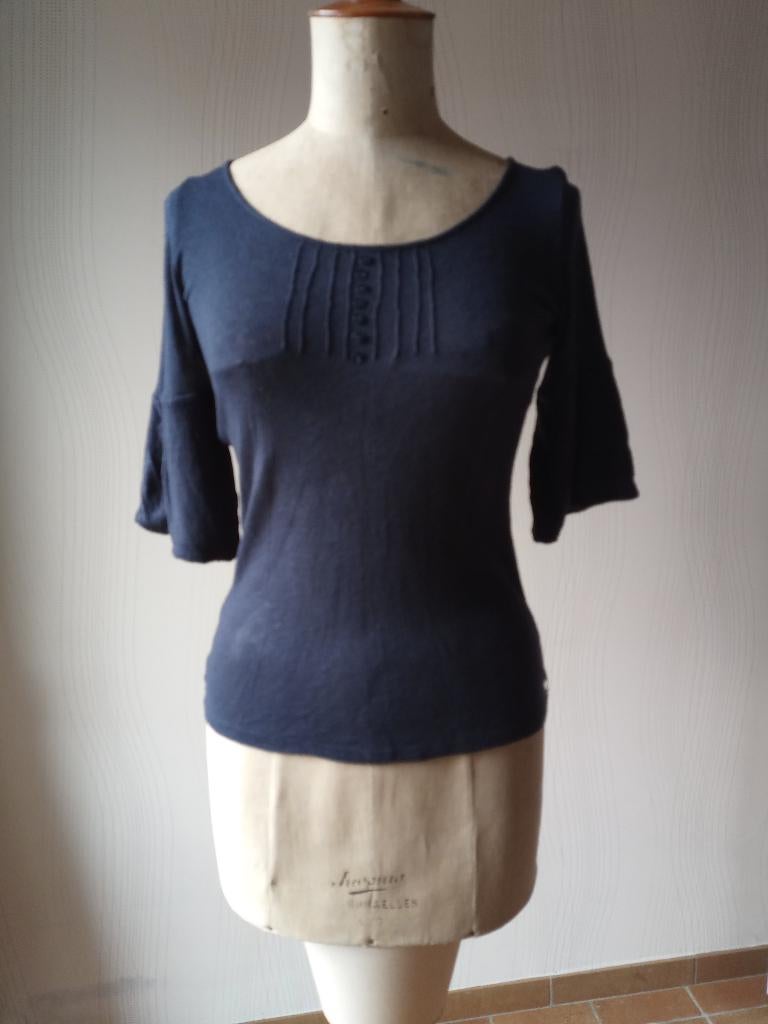 Fine tricot top van Melvin, Melvin, Ophalen of Verzenden, Maat 38/40 (M), Blauw