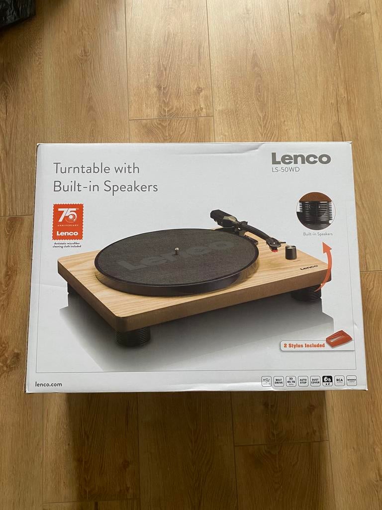Lenco platenspeler met ingeboud audio systeem, Ophalen, Zo goed als nieuw
