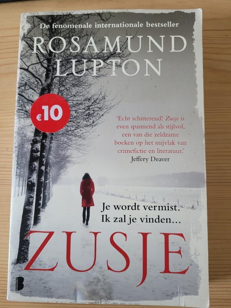 Rosamund Lupton - Zusje, Livres, Thrillers, Comme neuf, Enlèvement ou Envoi