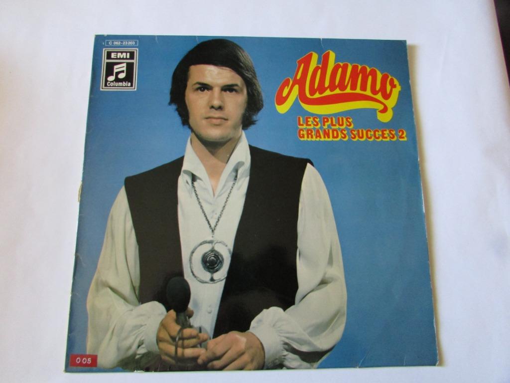 ADAMO, LES PLUS GRANDS SUCCES nr.2, LP, Ophalen of Verzenden, Gebruikt, 12 inch
