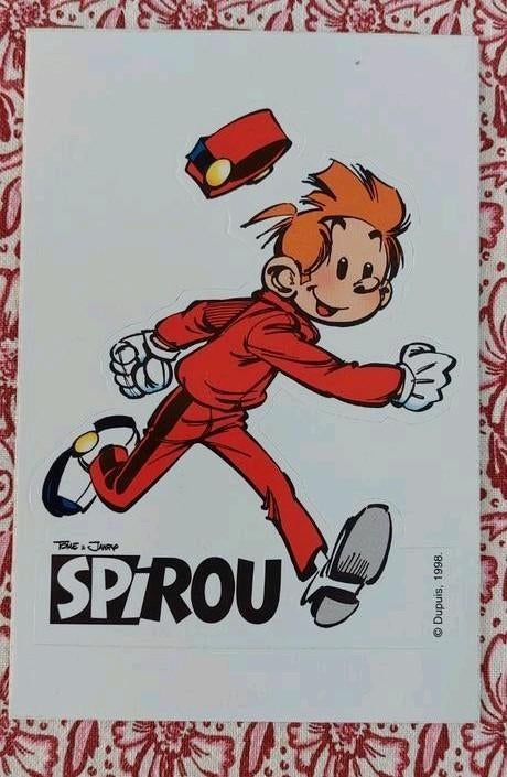 Robbedoes sticker, Ophalen of Verzenden, Nieuw, Strip of Tekenfilm
