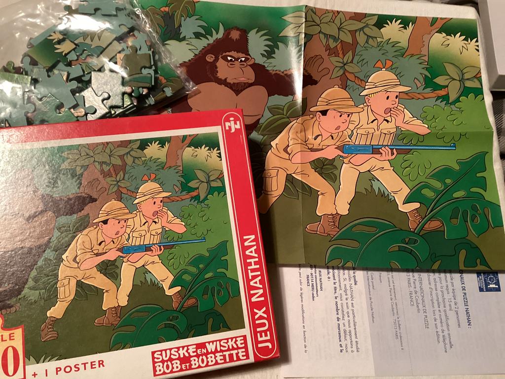 ♦️S&W🗯️ PUZZEL 100 + Poster 🧩, Verzamelen, Stripfiguren, Zo goed als nieuw, Overige typen, Suske en Wiske, Ophalen of Verzenden