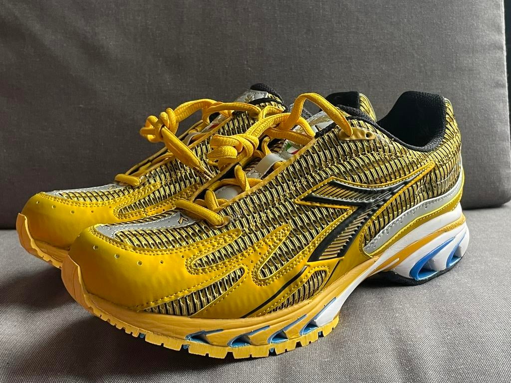 Diadora Men's Mythos 280GB Running Shoe,Yellow/Black, EUR 44, Overige merken, Hardloopschoenen, Verzenden, Nieuw