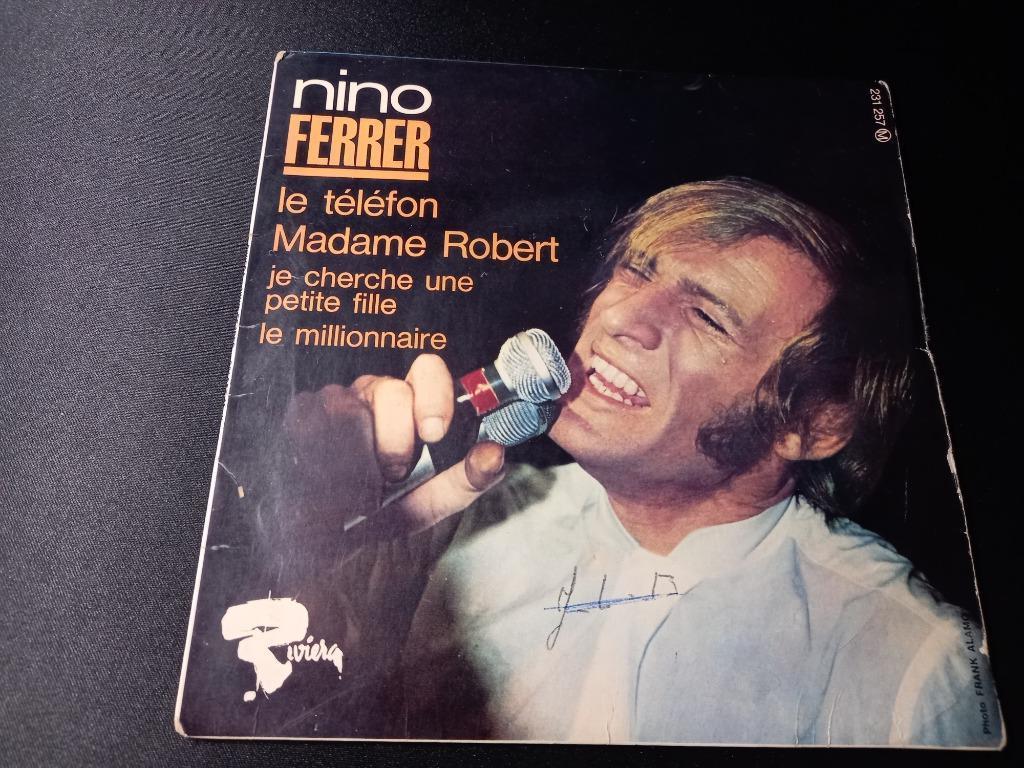Nino Ferrer‎ — Le Téléphone - Ép '7, Enlèvement ou Envoi, Utilisé, Pop, 7 pouces