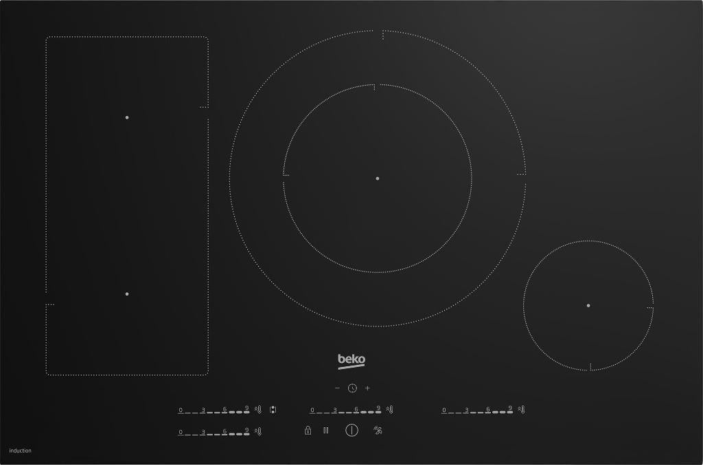 Cuisinière à induction Beko - neuve -, Neuf, 4 zones de cuisson, Encastré, Enlèvement