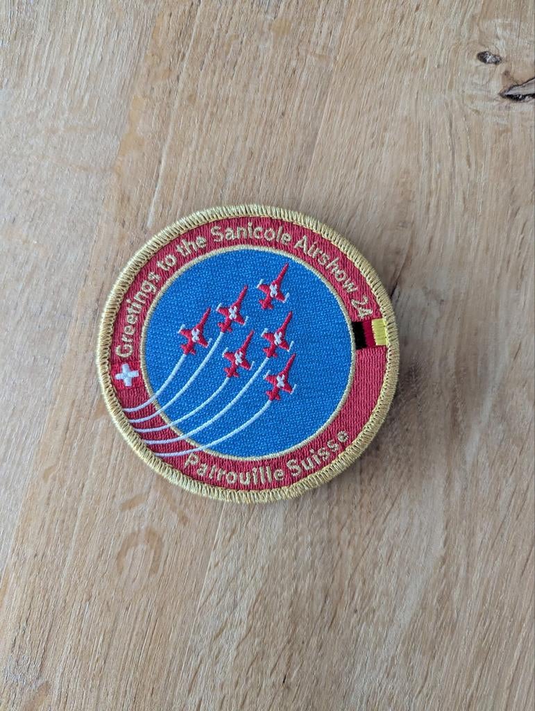 Patrouille Suisse Sanicole Airshow error badge, Enlèvement ou Envoi