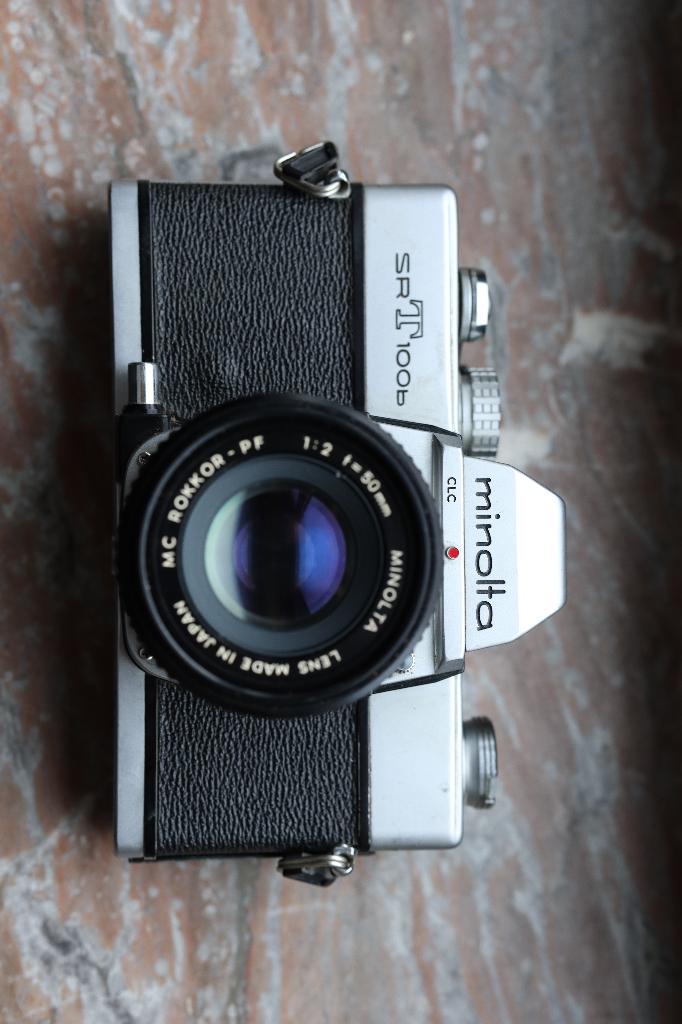 Minolta SRT100b + 50mm f2, Enlèvement, Utilisé, Reflex miroir, Minolta