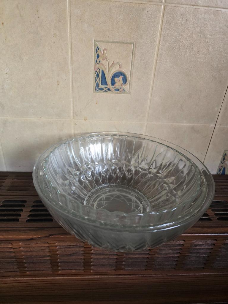 glazen kommen, Ophalen, Gebruikt, Glas, Kom(men)