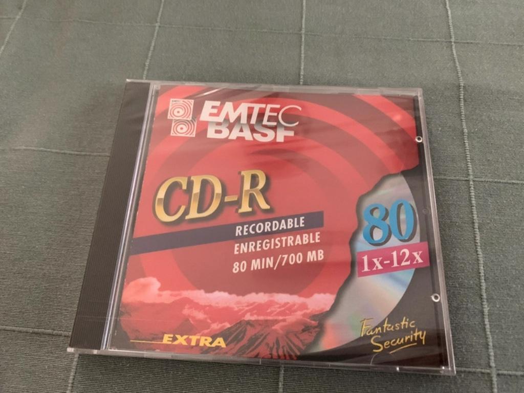 CD-R Emtec. (A023), Computers en Software, Beschrijfbare discs, Ophalen, Herschrijfbaar, Cd, Nieuw
