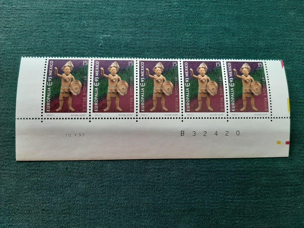 Postzegel Belgie - Europalia 93 Mexico - Postfris, Enlèvement ou Envoi, Non oblitéré, Timbre-poste, Neuf