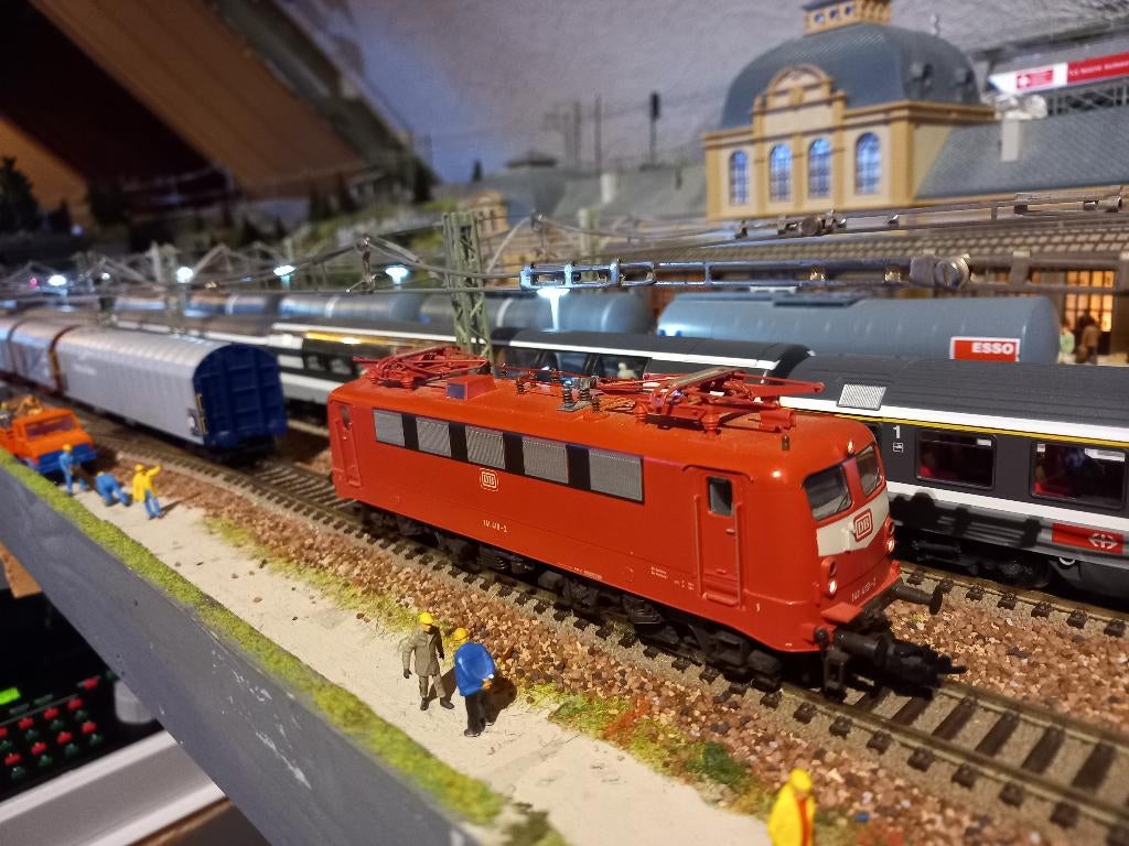 Loco Fleischmann ho type 141 DCC, Gebruikt, Fleischmann, Ophalen of Verzenden, Gelijkstroom