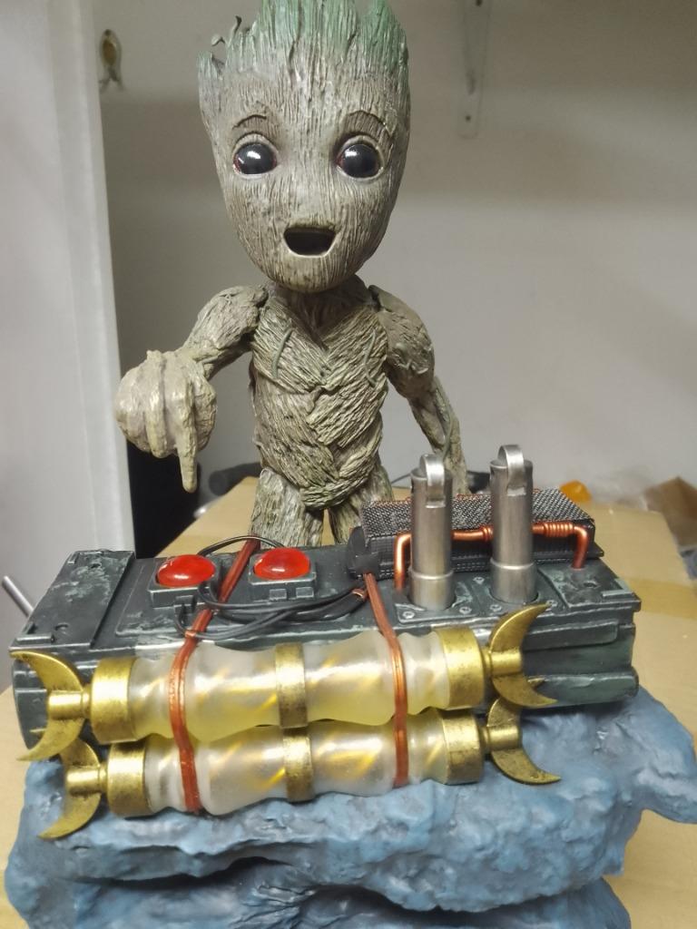 groot statue LS-081 met usb verlichting countdownclock nieuw, Envoi, Comme neuf, Film, Statue, Réplique ou Modèle