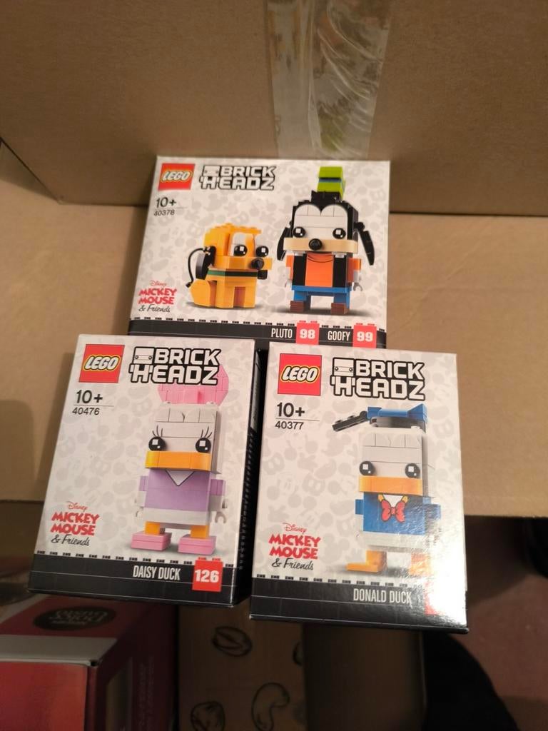 Brick Headz Lego 40377+40278+40476 Nieuw verzegeld, Ophalen of Verzenden, Lego