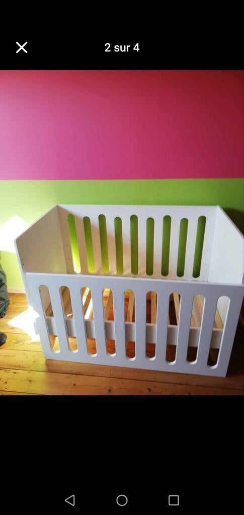 Lit Quax Trendy 120 x 60 blanc, Enfants & Bébés, Enlèvement, Comme neuf