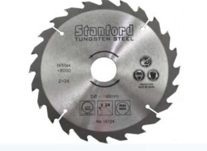 Stanford cirkelzaag blad Zaagblad 210 mm x 72T., Cirkelzaag, Stanford, 70 mm of meer, Nieuw