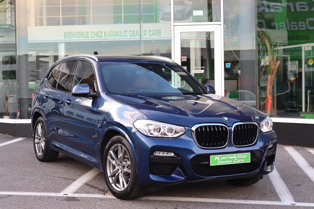 BMW X3 sDRIVE18d 150CV PACK M INT/EXT GPS CUIR XENON FULL, 1995 cc, 4 cilinders, USB, Blauw