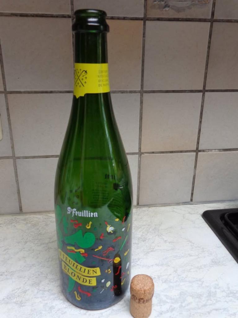bouteille St-Feuillien:Collection:Edition spéc. Ducasse Mons, Collections, Enlèvement ou Envoi, Neuf, Bouteille(s), Autres marques