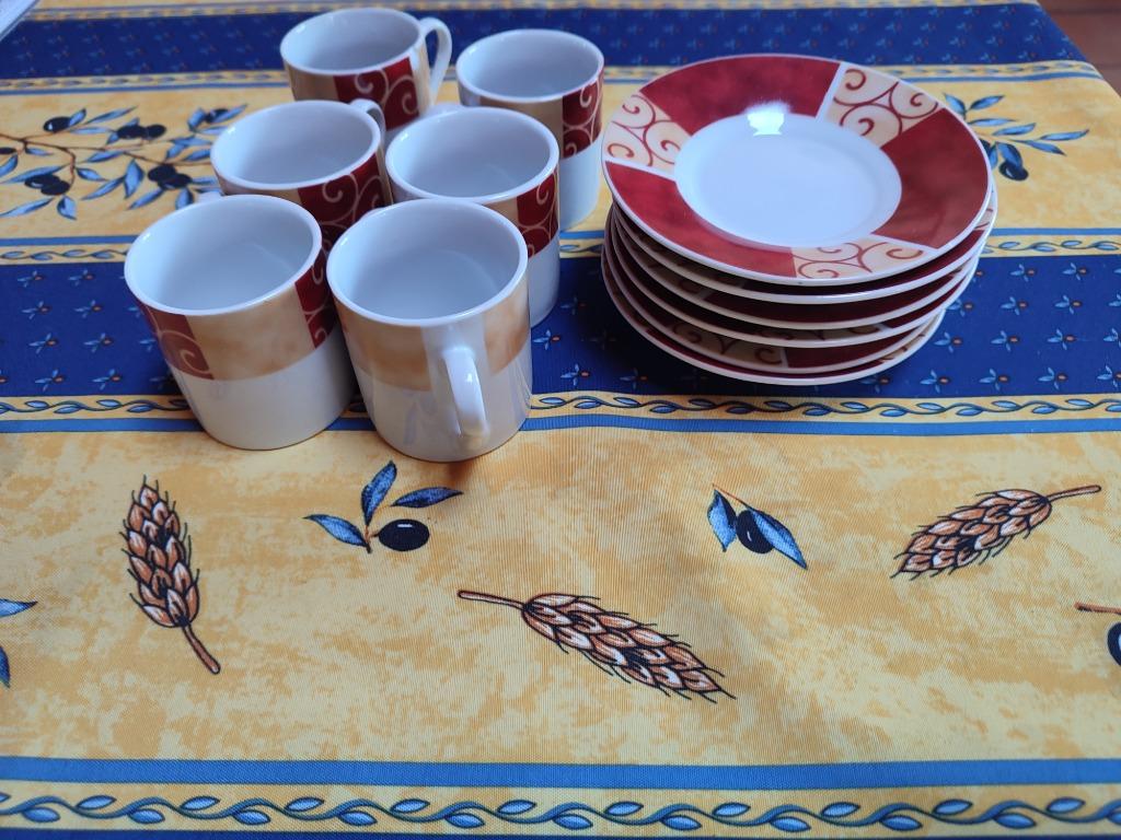 Service à expresso, Neuf, Enlèvement ou Envoi, Autres styles, Porcelaine