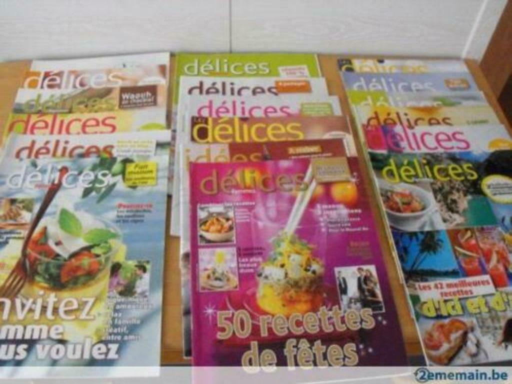 Lot de revues Déllices de Femme d'Aujourd'hui, Enlèvement ou Envoi