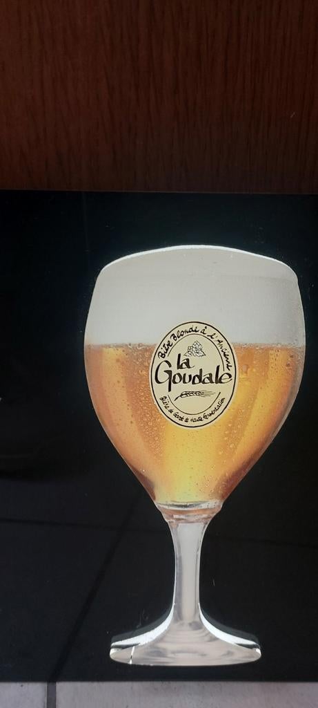 Lichtreclame La Goudale bier, Ophalen of Verzenden, Nieuw, Lichtbak of (neon) lamp