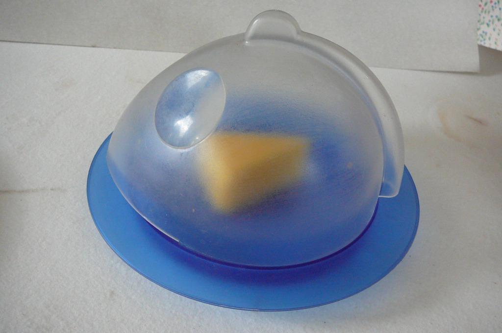 Koziol stolp Topolino blauw met originele spons, Ophalen of Verzenden, Zo goed als nieuw, Blauw, Schaal