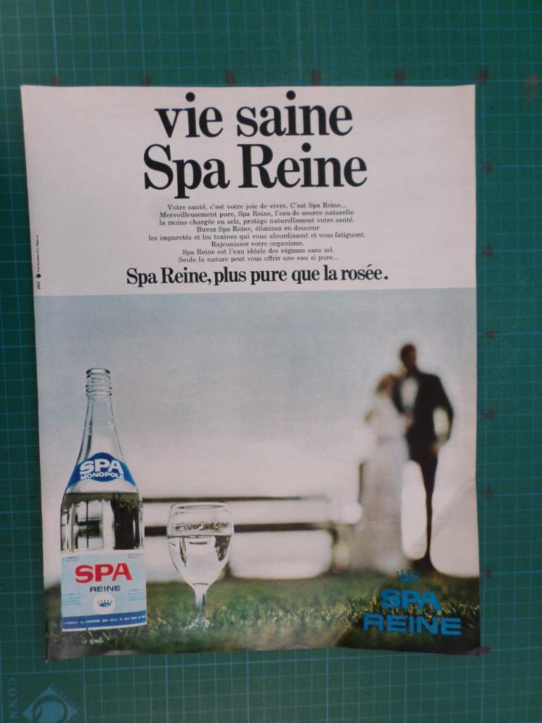 Spa monopole - publicité papier - 1970, Ophalen of Verzenden, Gebruikt, Overige typen