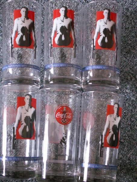 6 Coca Cola glazen olympische Spelen 1996 Atlanta turnen, Ophalen of Verzenden, Nieuw