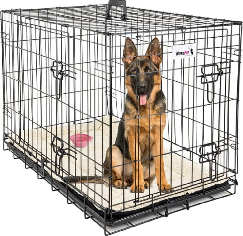 Hondenbench opvouwbaar metaal meerdere maten, Neuf, Support@maxxtools.be, Maxxpet, Enlèvement ou Envoi