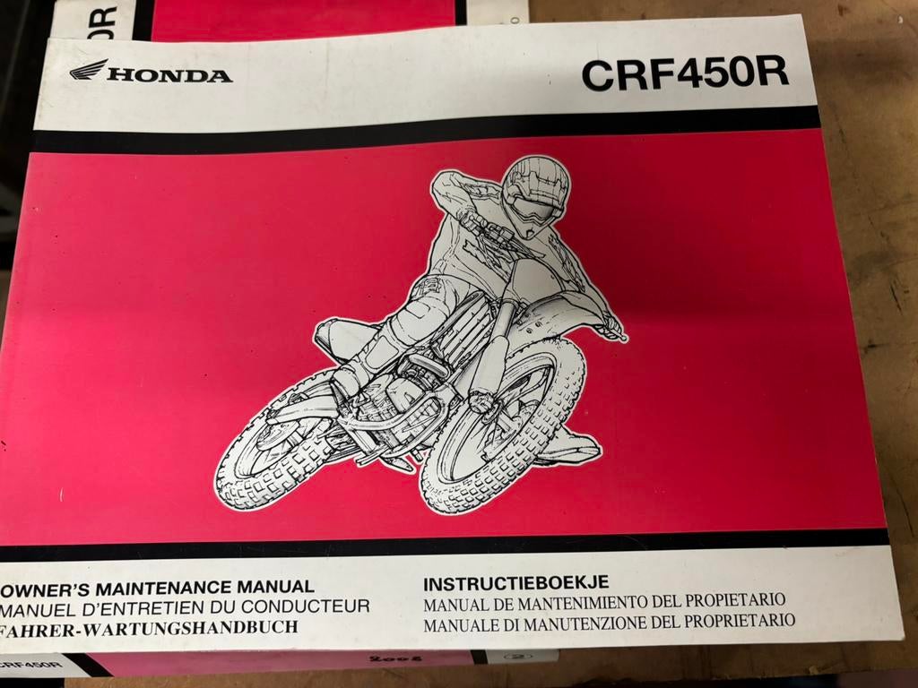 Manuel d’atelier Honda CRF450R 2003-, Enlèvement ou Envoi, Honda