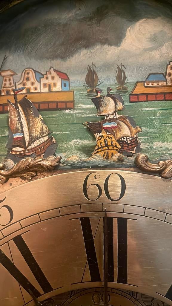 Mooie  Engelse staande bootjes klok, Antiek en Kunst, Antiek | Klokken, Ophalen