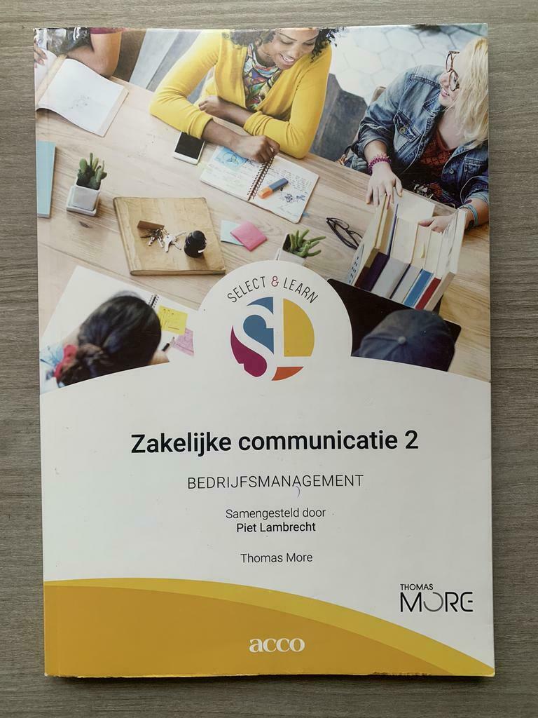 Zakelijke Communicatie 2 cursus te koop, Boeken, Studieboeken en Cursussen, Ophalen of Verzenden, Gelezen, Hogeschool