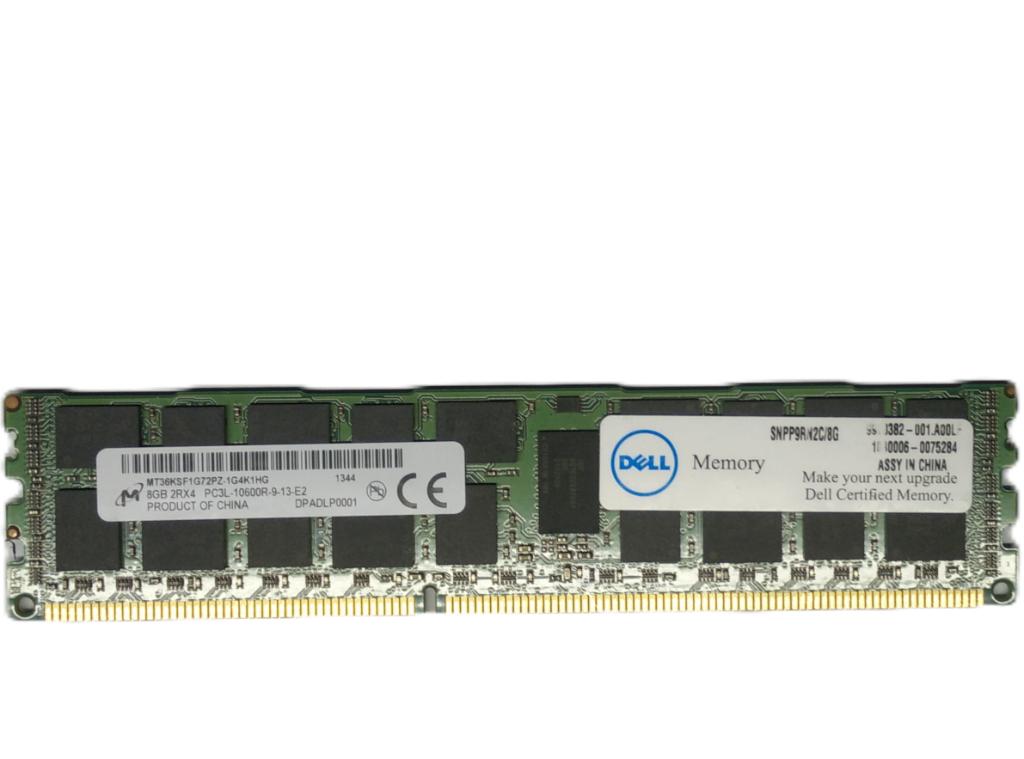 Micron 8GB PC3L-10600R DDR3-1333MHz (MT36KSF1G72PZ-1G4K1HG), 8 GB, DDR3, Enlèvement, Serveur
