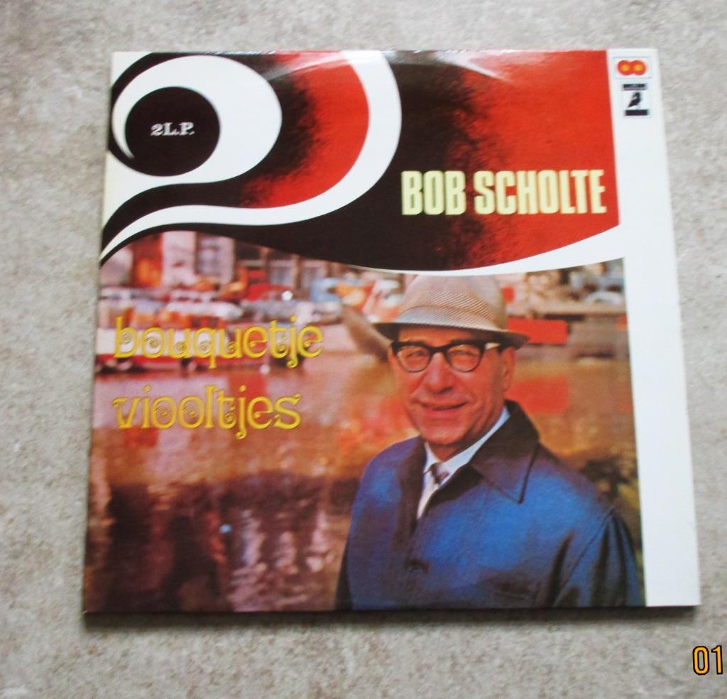 2 LP - Bob Scholte - bouquetje viooltjes, Verzenden, Zo goed als nieuw, Levenslied of Smartlap
