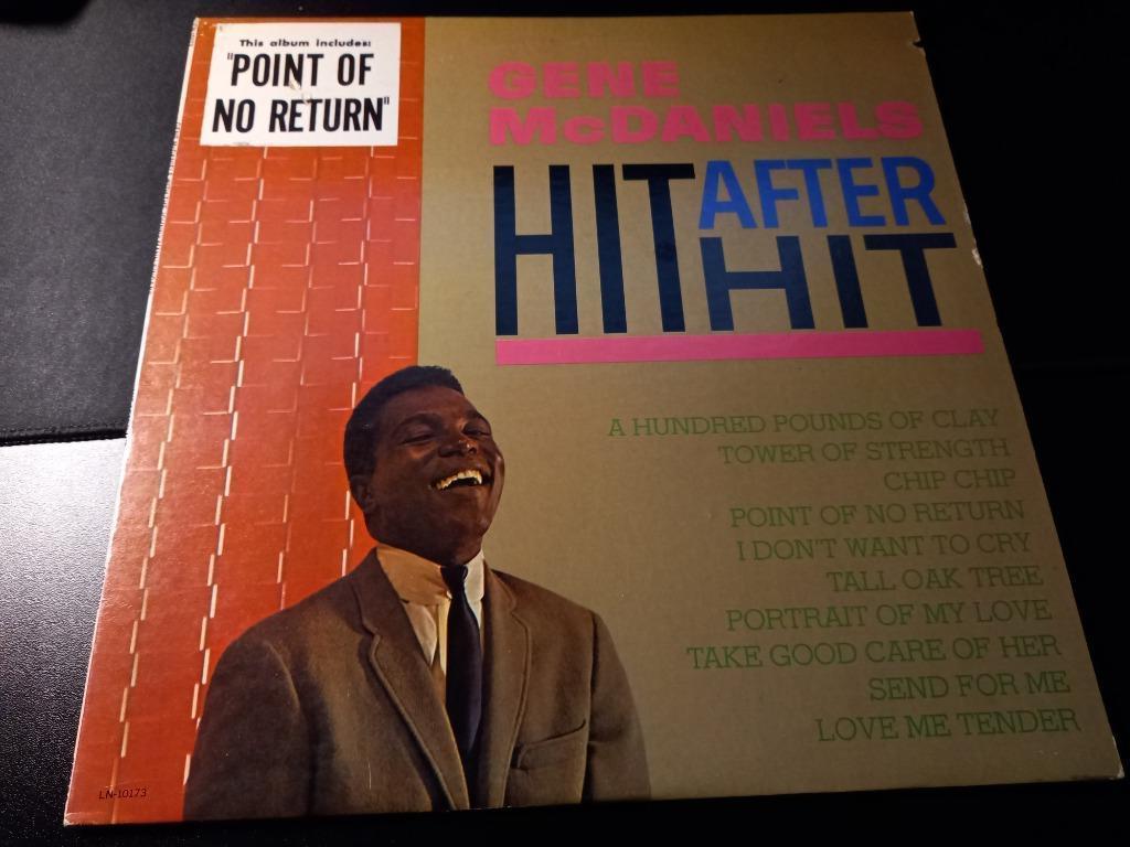 Gene McDaniels ‎– Hit After Hit - Lp Popcorn, Ophalen of Verzenden, Zo goed als nieuw, 12 inch