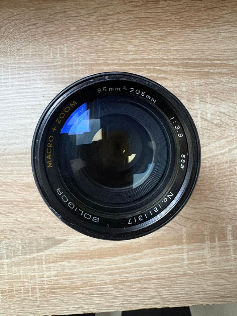 Je vends un objectif Soligor Macro Zoom 85–205mm f/3.8, TV, Hi-fi & Vidéo, Photo | Lentilles & Objectifs, Utilisé, Zoom, Enlèvement