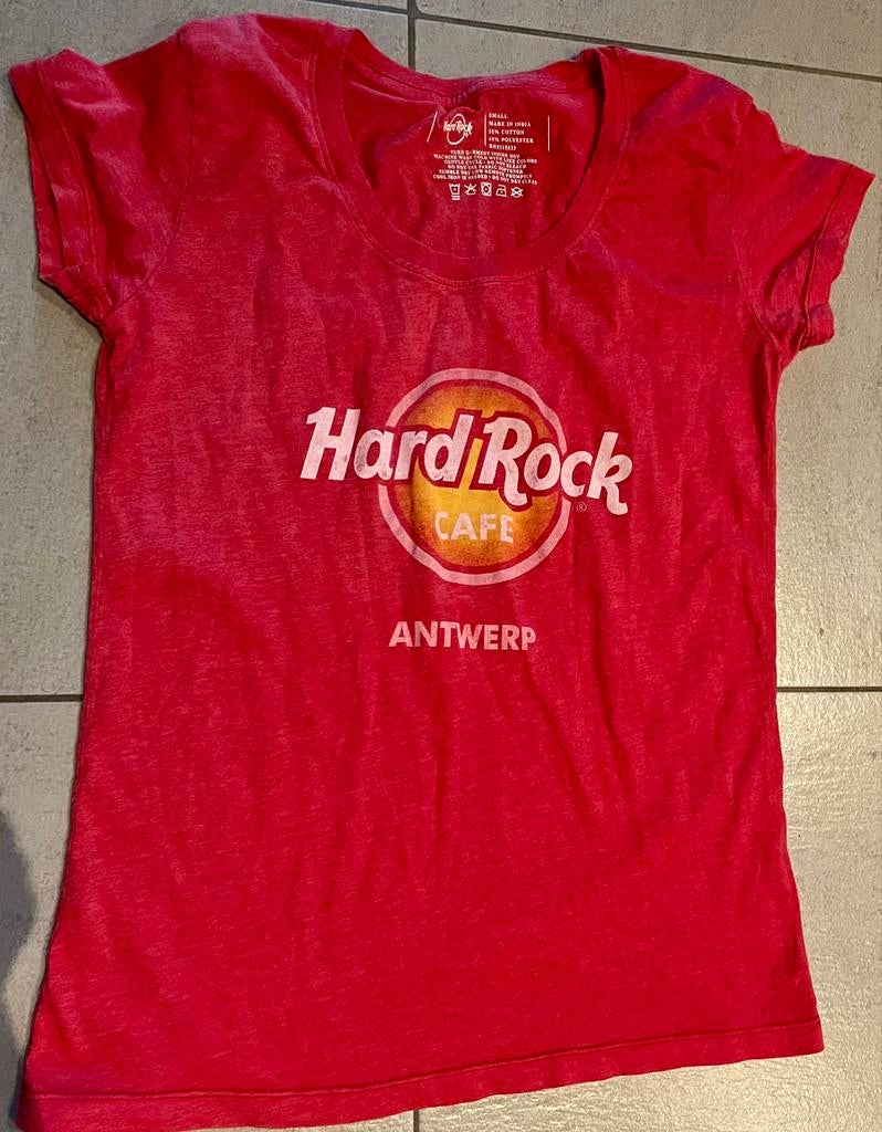 Rose Collector's Hard Rock Cafe Antwerp  small femme, Enlèvement, Neuf, Vêtements