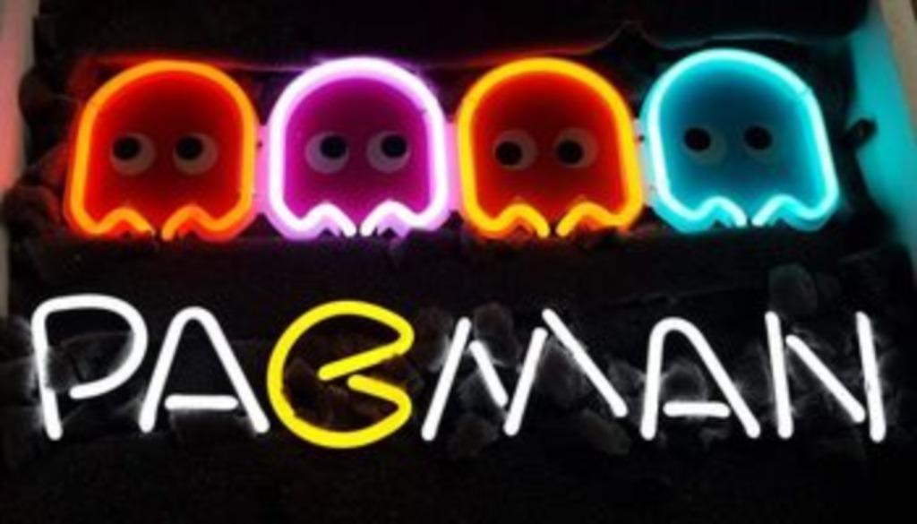 Pacman neon en veel andere USA gameroom decoratie neons, Enlèvement ou Envoi, Neuf, Table lumineuse ou lampe (néon)
