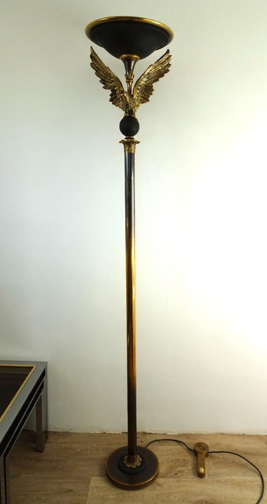 LAMPADAIRE AIGLE AIGLE VINTAGE STYLE EMPIRE MILIEU DU SIÈCLE, Enlèvement