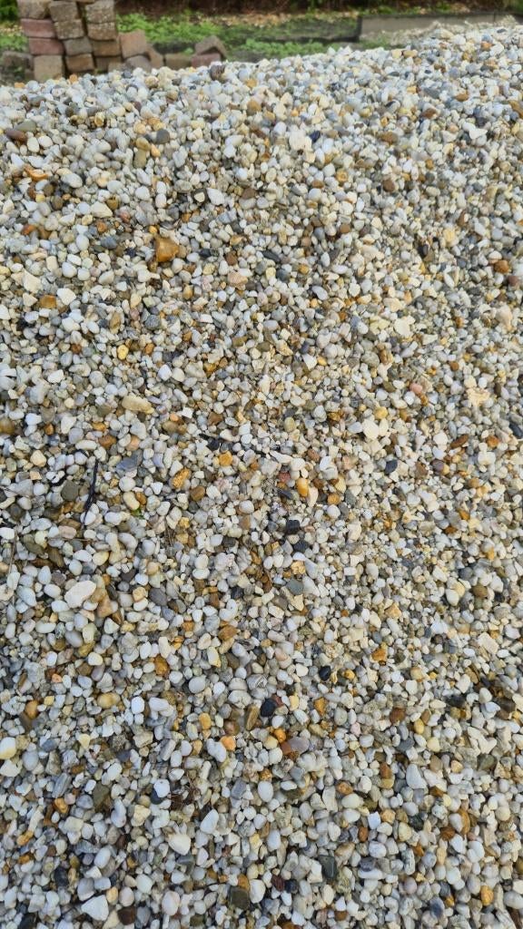 Siergrind 4-5m³, Tuin en Terras, Ophalen, Gebruikt, Wit, Grind