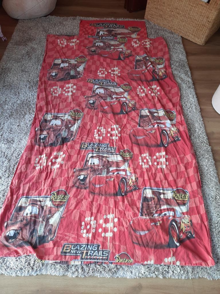 Dekbedovertrek Cars., Rouge, Enlèvement ou Envoi, Housse de couette, Une personne