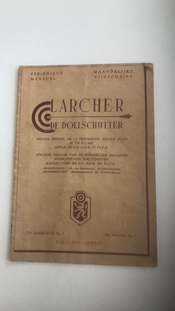 De Doelschutter Archer 1955, Ophalen of Verzenden, Gelezen