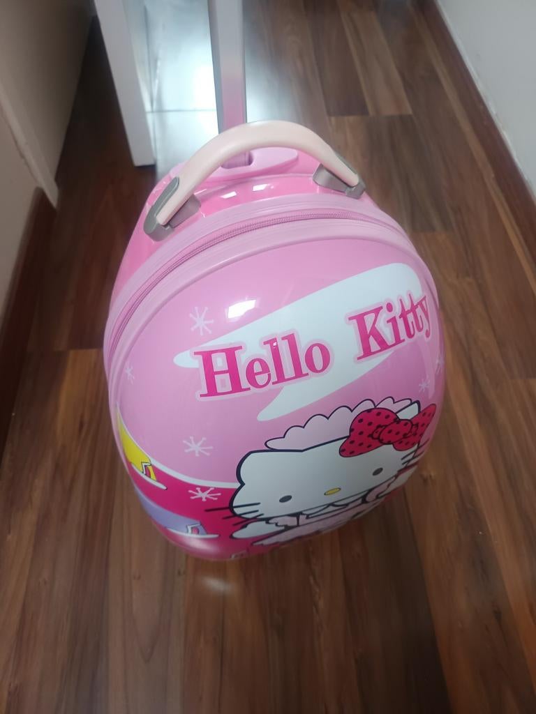 Valise Hello Kitty Trolley avec manche télescopique, Enlèvement ou Envoi, Comme neuf