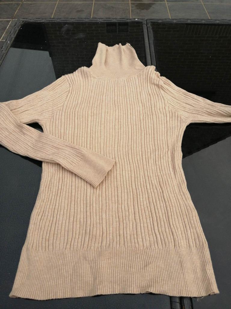 TRUI MET KOL ECRU MERK ZEEMAN  – MAAT 46 – NIEUW, Kleding | Dames, Zeeman, Ophalen of Verzenden, Nieuw, Maat 46/48 (XL) of groter