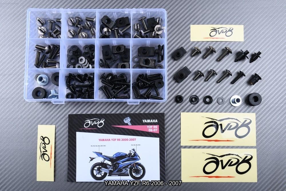 Kuip bouten set voor YAMAHA YZF R6 2006 - 2007