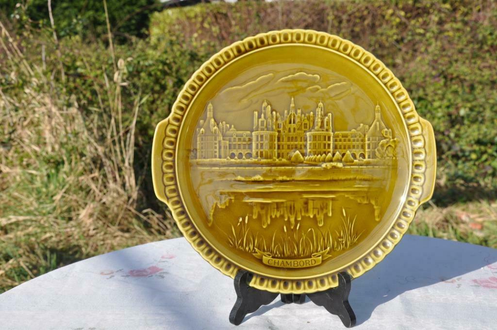 plat a tarte faience decor chambord, Antiquités & Art, Antiquités | Céramique & Poterie, Enlèvement ou Envoi