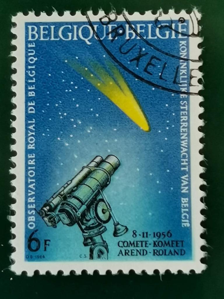 Belgie 1966 - ruimtevaart - Koninklijke Sterrenwacht, Ophalen of Verzenden, Gestempeld, Ruimtevaart