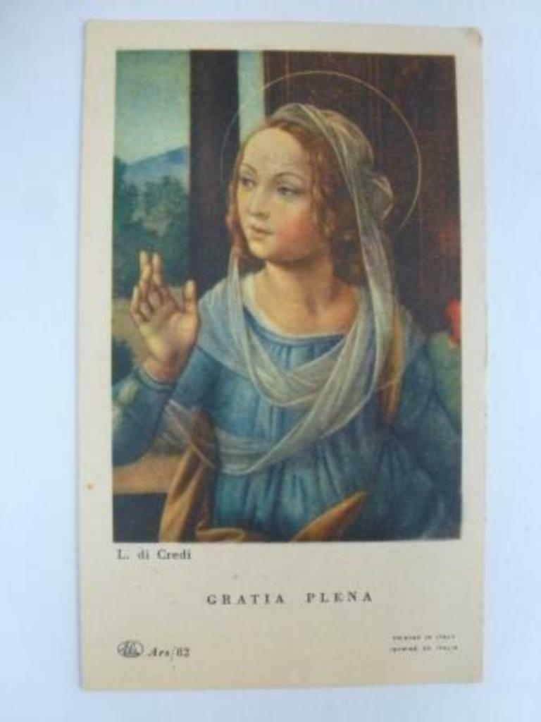 gedenkprentje dame Marie Etienna Mariette Crab 1957, Verzenden, Bidprentje
